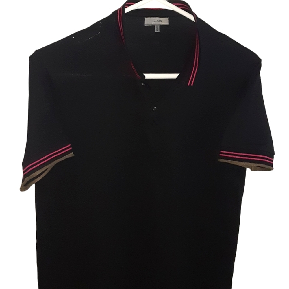 Lanvin "Yacht Mandarin collar polo"